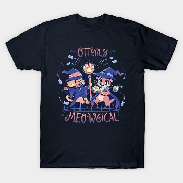 Otterly Meowgical T-Shirt by TechraNova